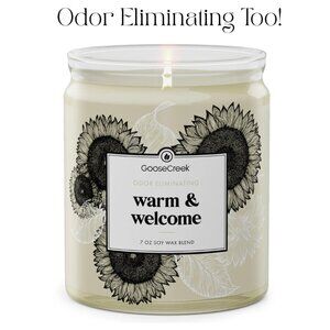 GOOSE CREEK Warm and Welcome ODOR ELIMINATING Candle NWT